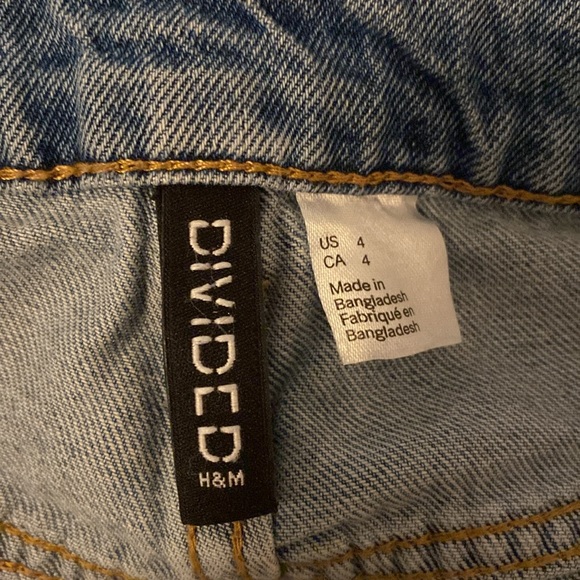 H&M Divided High Waist Denim Shorts - Picture 9 of 11
